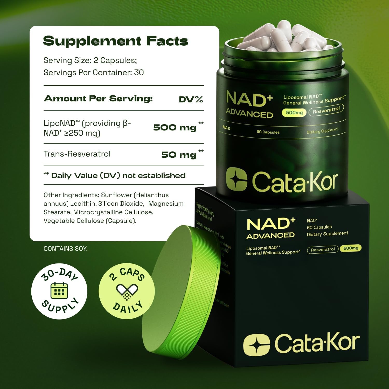 Liposomal NAD Supplement with Resveratrol